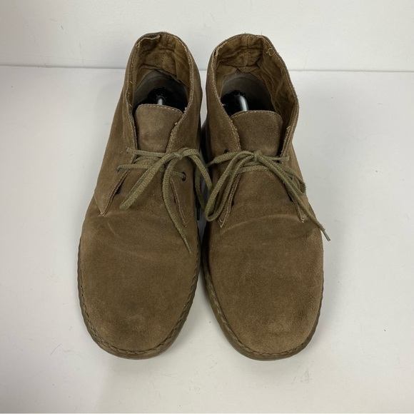 Harley Davidson Brown Leather Suede Chukka Boots - Picture 2 of 7